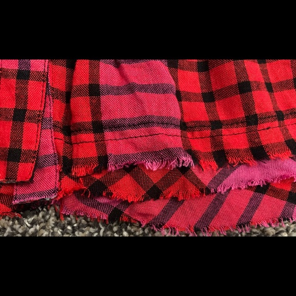 New With Tags Women's We The Free Plaid Shirt Size Medium - Picture 6 of 9